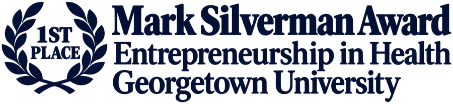 First place, Mark Silverman Award for Entrepreneurship in Health, Georgetown University
