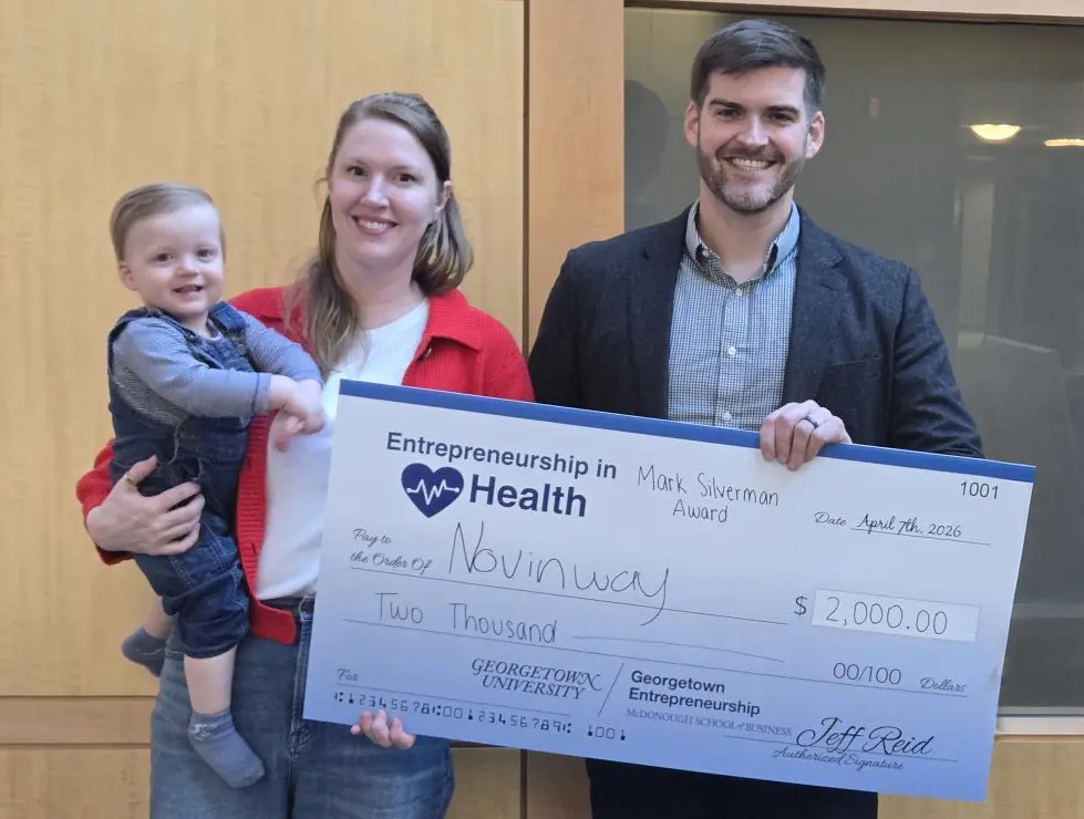 Novinway team at Georgetown University's Entrepreneurship in Health Challenge